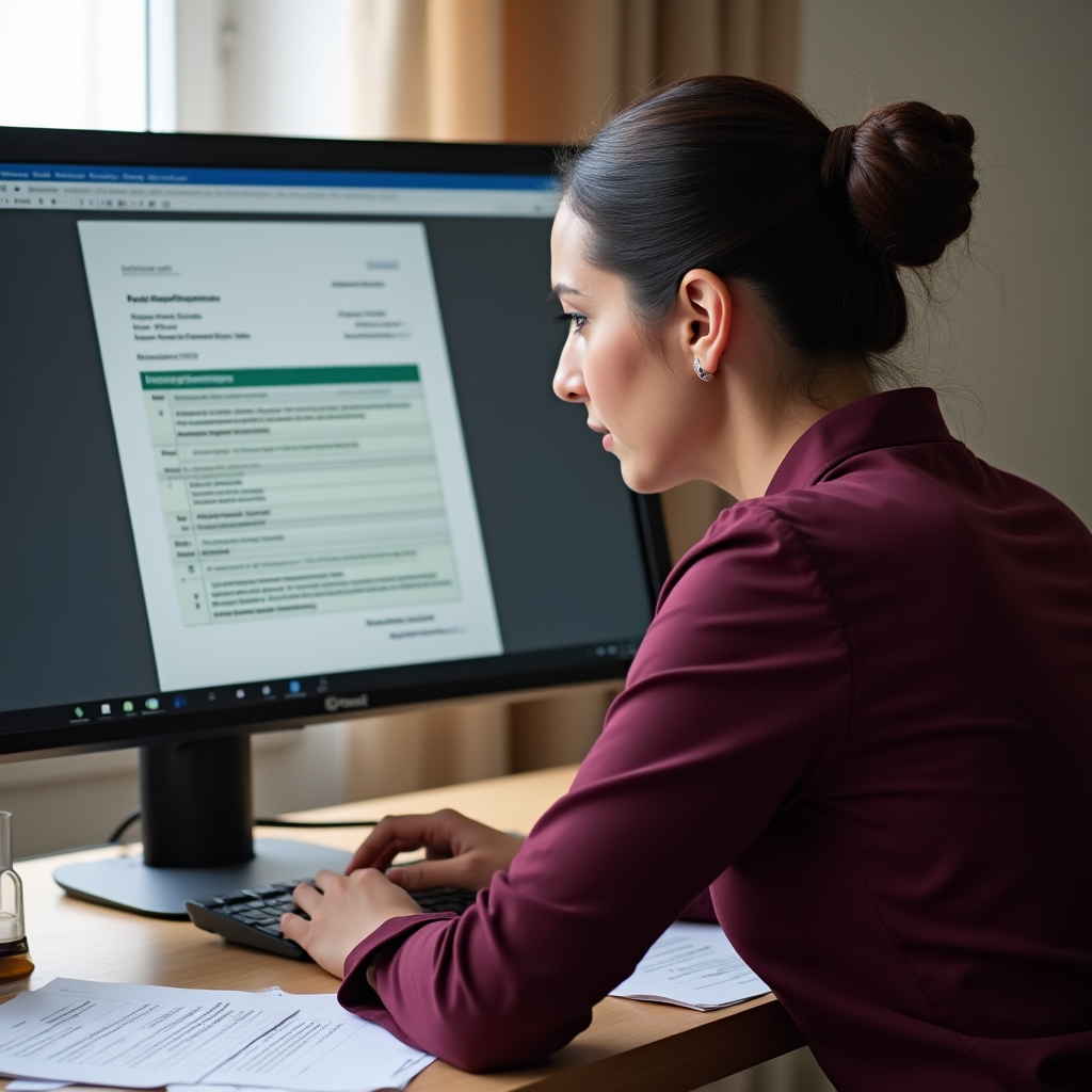 Оформление актов и документов в Microsoft Word на рабочем месте